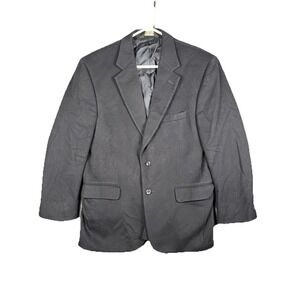 Jos. A Bank Cashmere Men's Black Two-Button Blazer 40S Suit Jacket
